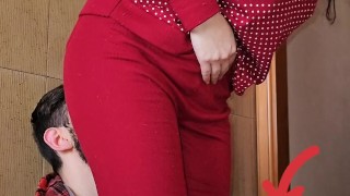 Girl Face Farting devastating pt2