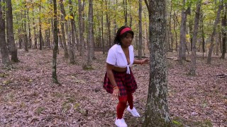 4K- Hot Ebony School Girl sucks Teachers Dick to pass her Class