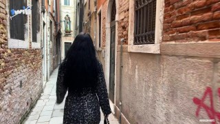 Eva fucks with a stranger in Venice
