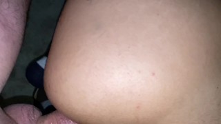 She received a fuck in all her holes and a final creampie