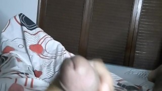 Solo pleasure! Intense masturbation to ecstasy, the handsome boy plays with his BBC, Huge cumshot