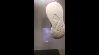 MY RUSSIAN FEET ON GLASS