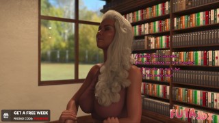 Futa3dX - Hot Brunette Can't Control Herself From Sucking On Her Futa Gf's Big Dick