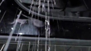 Desperation Pee and CAUGHT by motorists and peeing on his phone