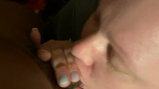 Step-Sis swallows my dick