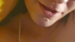 Amy shows off her lingerie