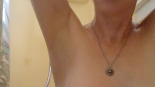 Dirty MILF Secret Shower Play