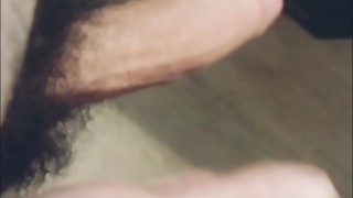 Slapping my dick around. Also blowing a huge load of cum