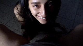 RAW amateur gf deepthroat training PART 1