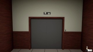 Having sex with my teacher in the elevator