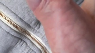 Horny man masturbaiting