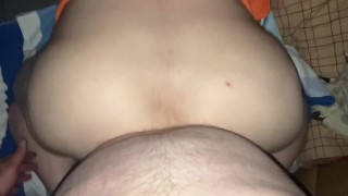 When neighbor goes to work the grave yard shift I fuck his wife hard for a cream pie