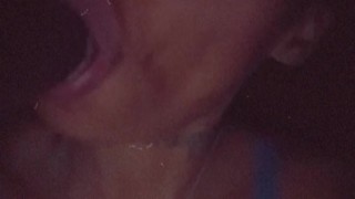 Suckking HIm for a min