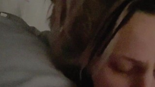 I was extra horny this morning - so I him up by giving him head