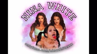 Blonde Nina White Loves RIDING BBC