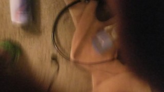 Me toying in Chastity