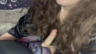 Thick PAWG Loves Giving Blowjobs Swallows Cum