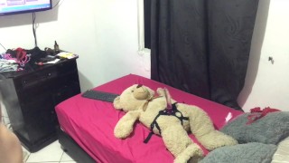 She rode my plastic cock in my room