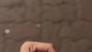 I Got Horny As I Was Walking Home- Jerking Off at the Roadside