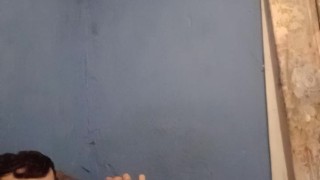 Playing With My Hard Cock