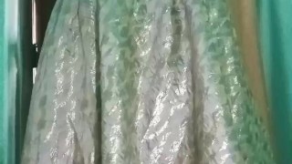 Indian Gay Crossdresser Gaurisissy xxx sex in pink dress