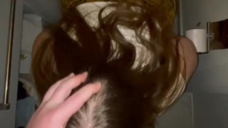 SURPRISE FUCK FOR MY CHUBBY SCHOOLGIRL STEPSISTER IN THE BATHROOM/CUM IN MOUTH