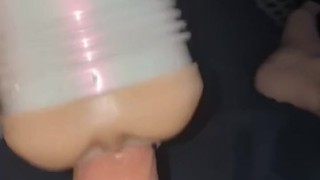 Newly 18 y/o TEEN Boy using his fleshlight toy
