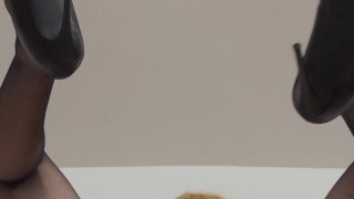 Pride dildo femboy training ass