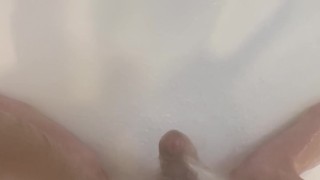 Using The ShowerHead To Cum Handsfree