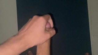 Uncut Latino Gets Horny at Midnight