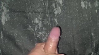 Latino Jerking Off His Uncut Dick and Edging