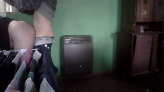 tenemos sexo en la cocina al lado de la estufa