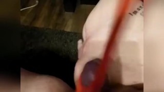 Fat sub tortures balls