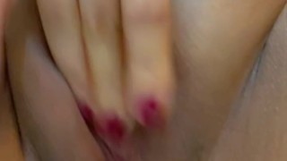 Me toco para que mi esposo me vea