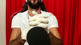Gentle Latex Gloves ASMR for Ultimate Relaxation - Male Edition
