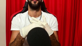 Gentle Latex Gloves ASMR for Ultimate Relaxation - Male Edition