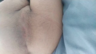 Playing with my little ass