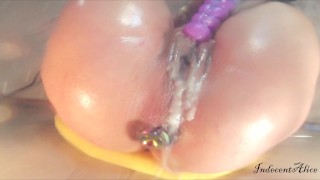Horny Teen with Long Nails Gets Creamy_Jelly Cumshots