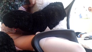 Horny dildo time part 1 with plushie