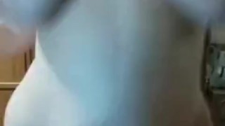 Russian beauty pours water on herself