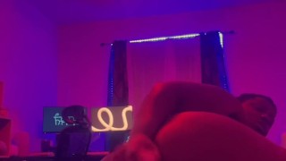 Fucking Myself With a Massive White Dildo