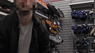 Trying underwear since there's no fitting room