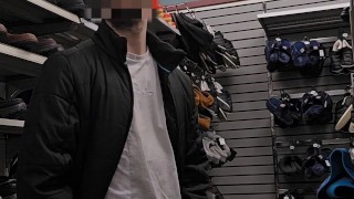 Trying underwear since there's no fitting room