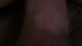 Undercarriage POV clear anal plug and cumming with my doll