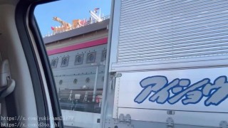 ドライブ中ラブホ寄ってハメた