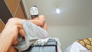 I love to fuck a fleshlight at the window of a sexy way - Fit guy