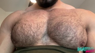 Muscle Hunk Chest Worship and Pec Bouncing