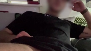 At home playing with my dick
