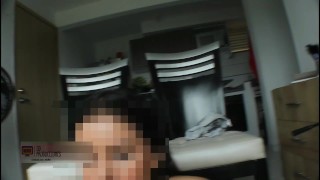 Hermanastra Melanie Caceres Folla a su hermanastro- Porno en español
