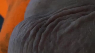 My sweaty builders balls contracting when i'm pumping my load inside you